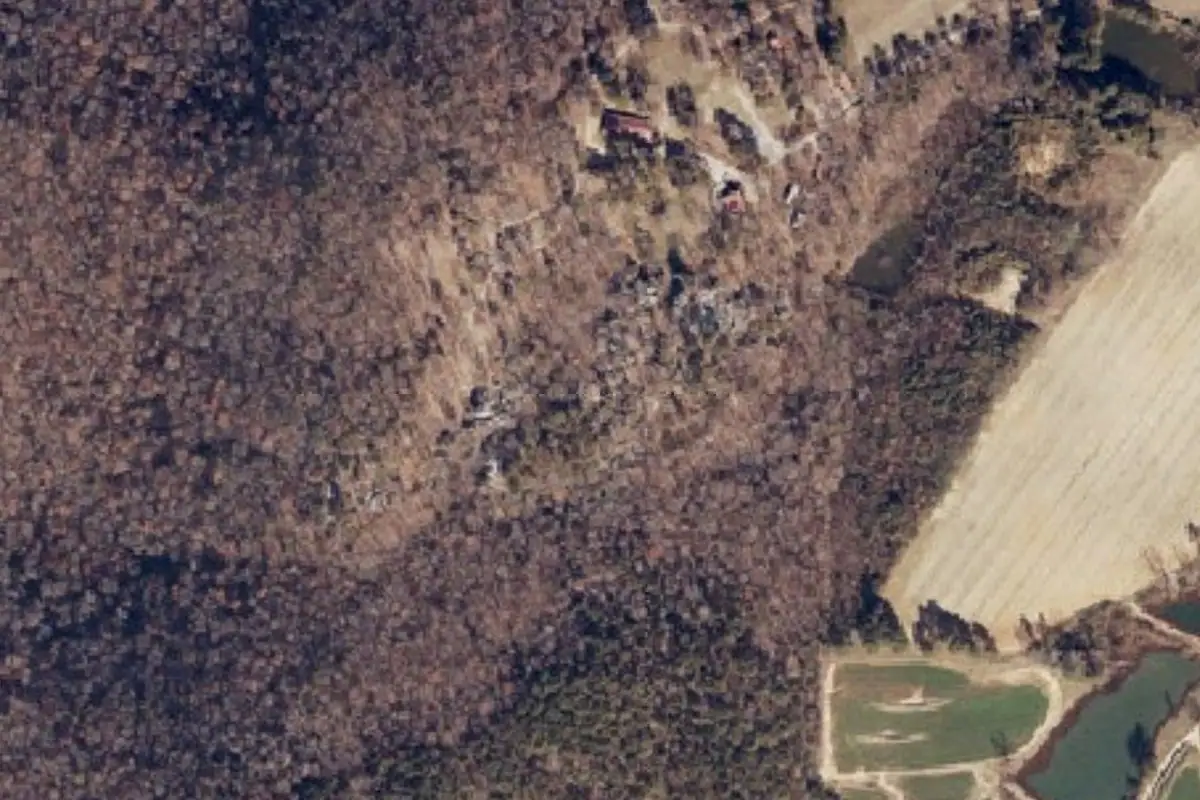 Aerial photo of the Supa Coola Area/ Millipede Boulder area