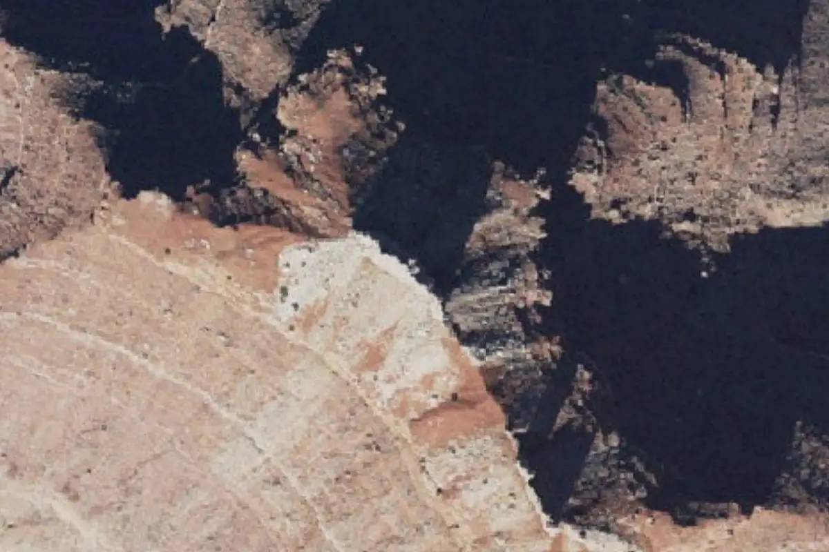 Aerial photo of the Angels Gate area