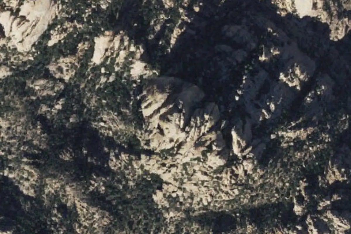 Foto aérea de la zona de Chey Desa Tsay