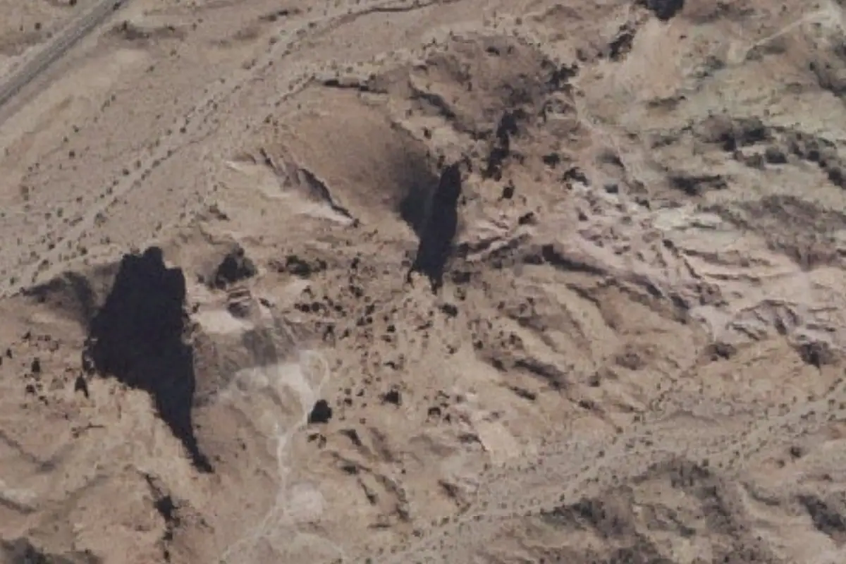 Foto aérea de la zona de Crab Claw