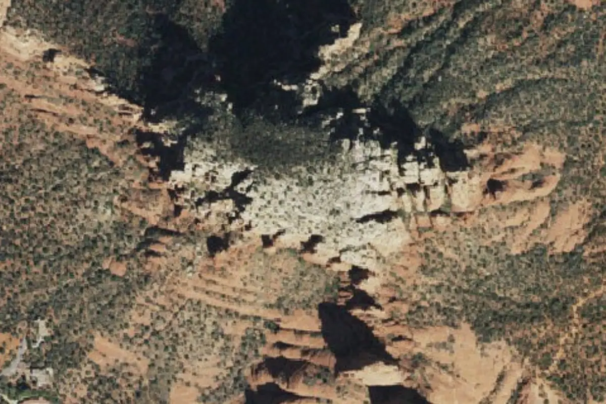 Aerial photo of the East Twin Butte area