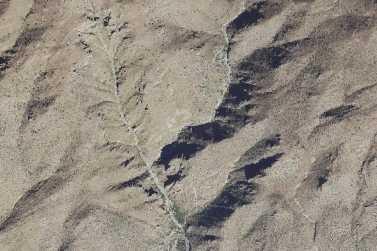 Aerial photo of the Hairpin Turn Area area