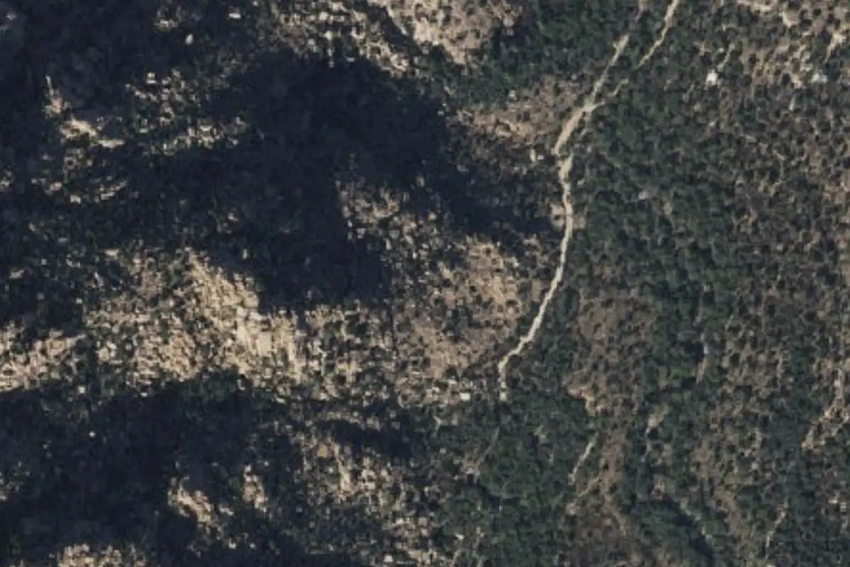 Foto aérea de la zona de Roke Knoll