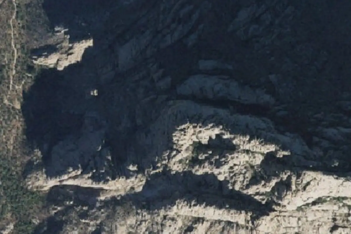 Foto aérea de la zona de Santa Rita Mountains