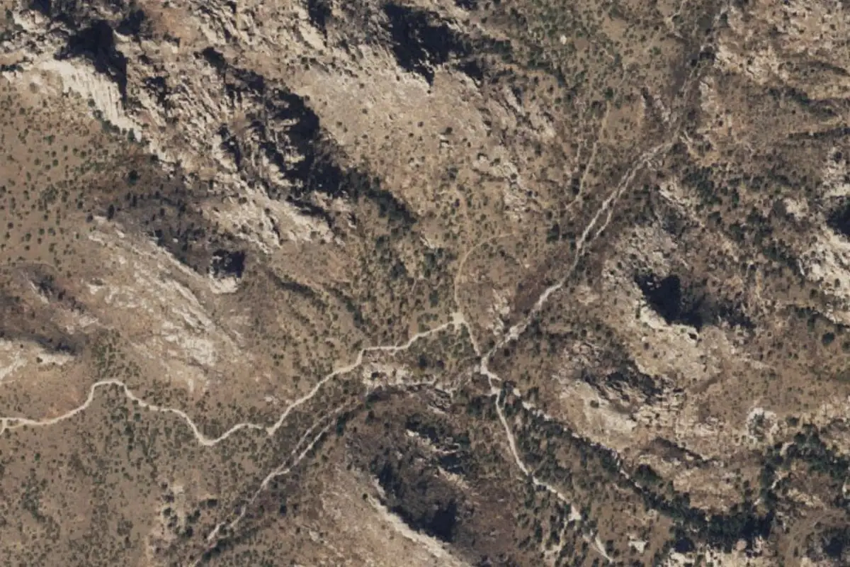 Aerial photo of the Slavin Gultch area