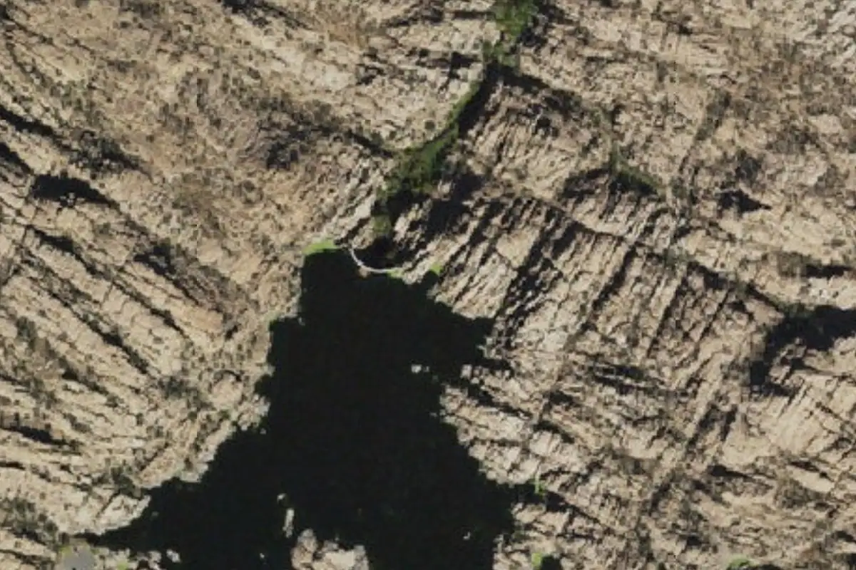 Aerial photo of the The Far Shore area