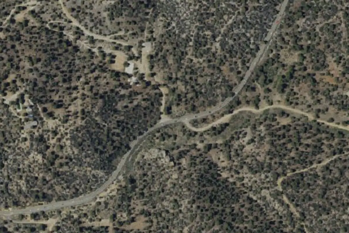 Aerial photo of the 8000 Foot Crag area