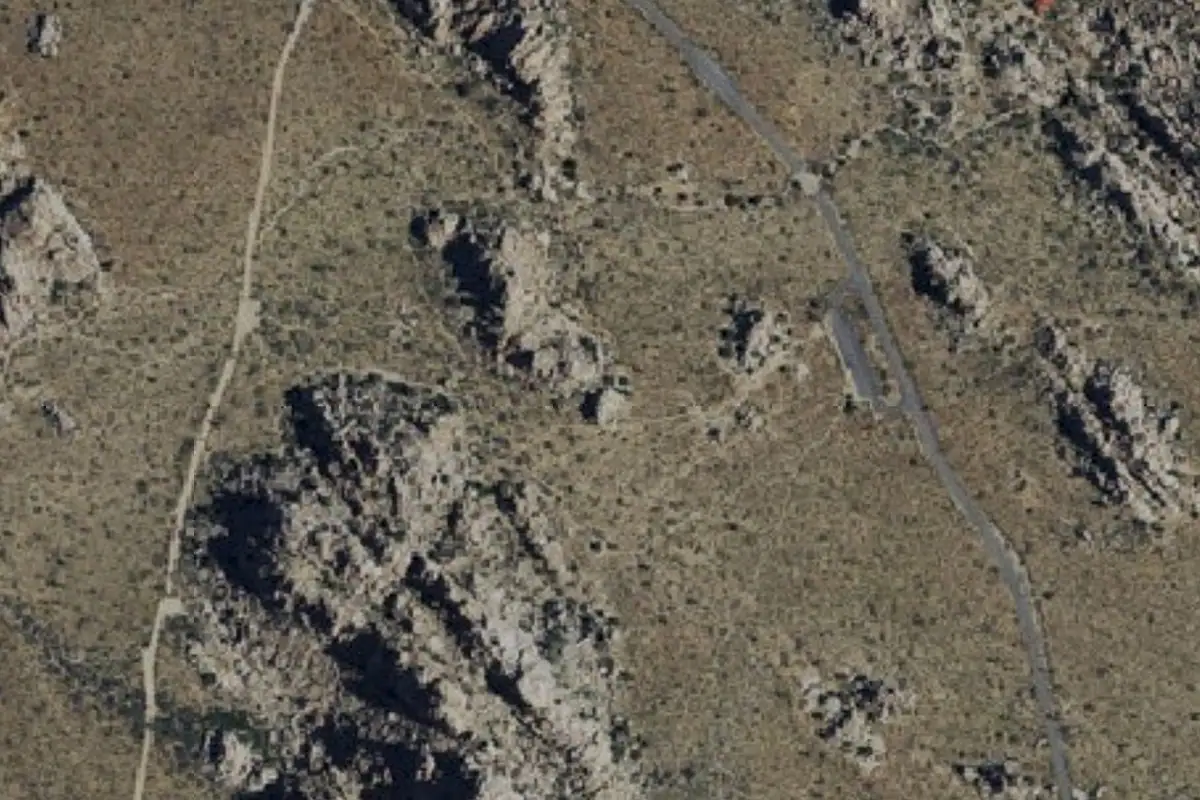 Foto aérea de la zona de Banana Cracks
