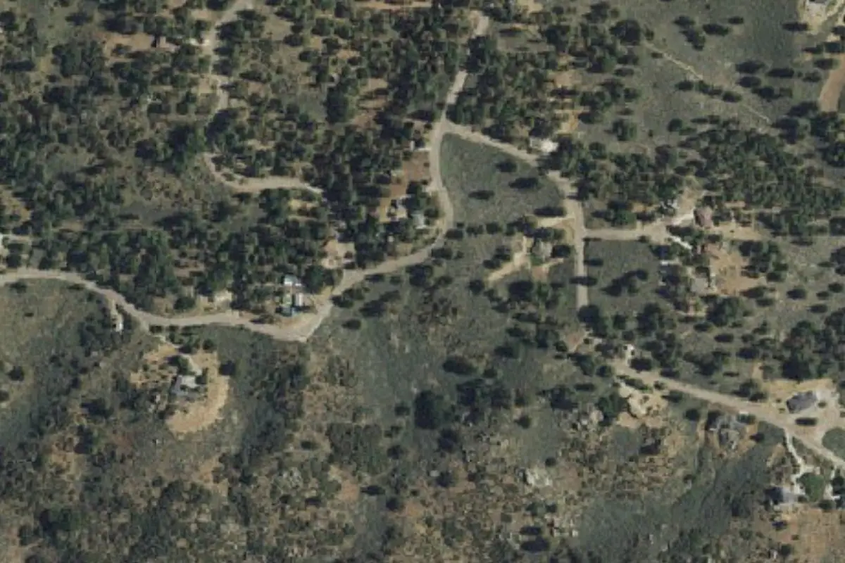 Foto aérea de la zona de Bear Valley Springs