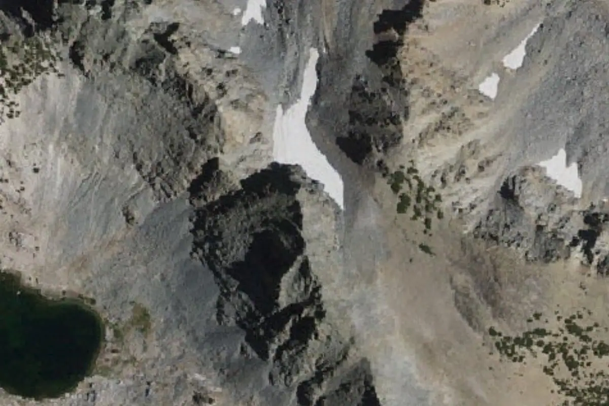 Foto aérea de la zona de Black Pyramid
