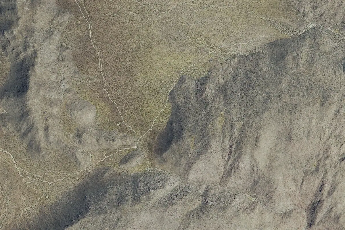 Aerial photo of the Blair Valley area