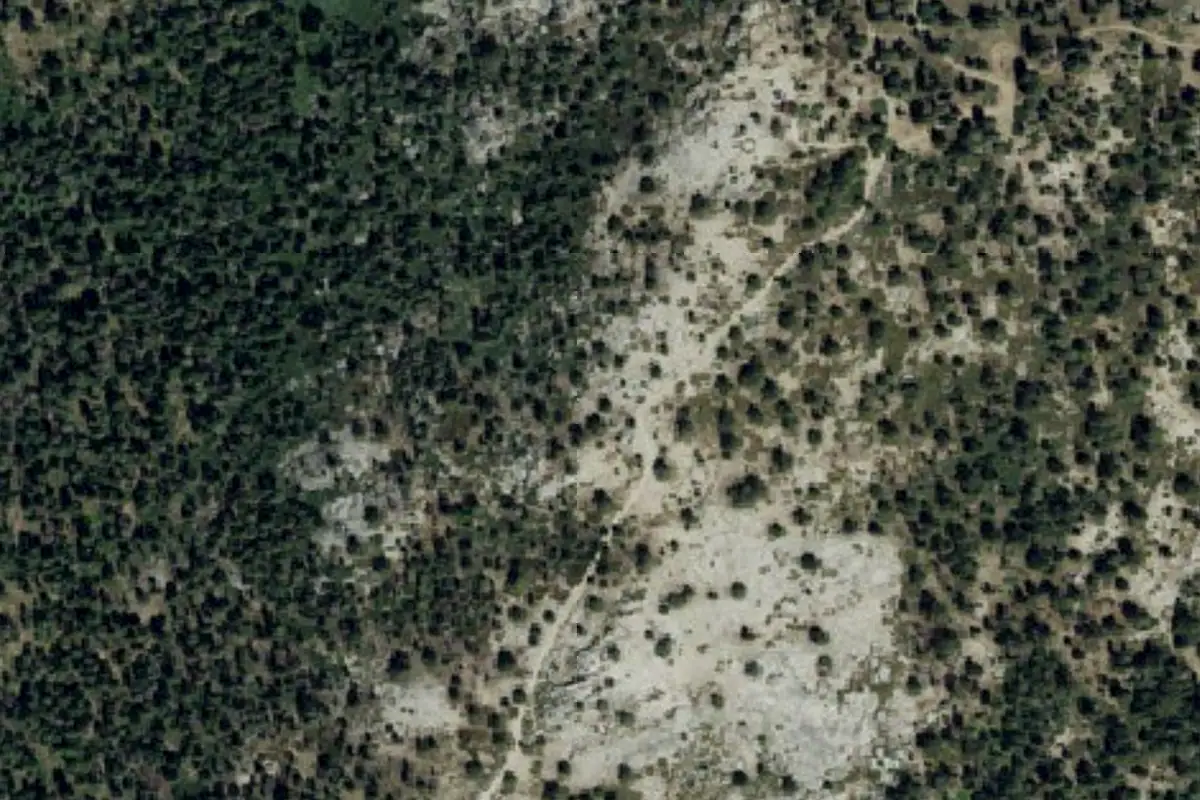 Aerial photo of the Buck Rock area