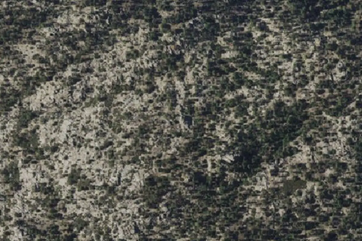 Foto aérea de la zona de Castle Rock Slab
