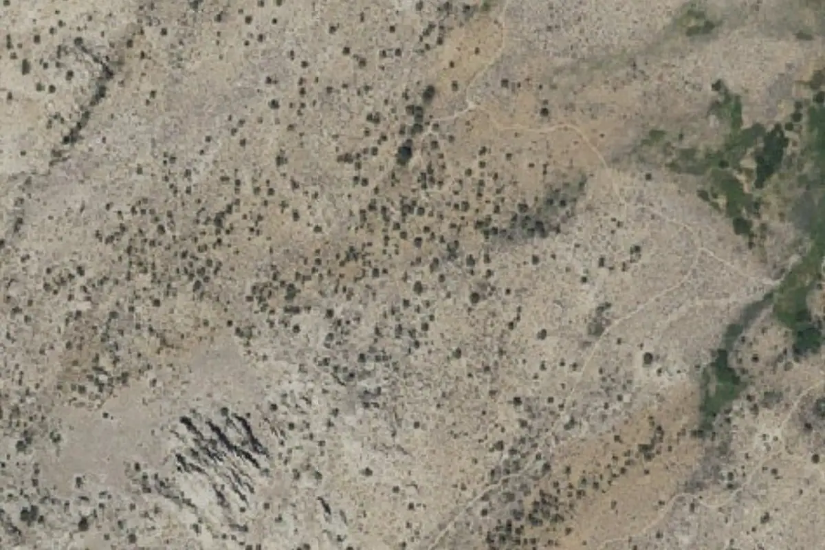 Foto aérea de la zona de Dale's Camp