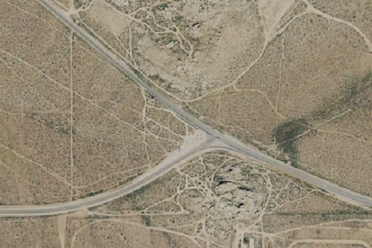 Foto aérea de la zona de Deadman's Point