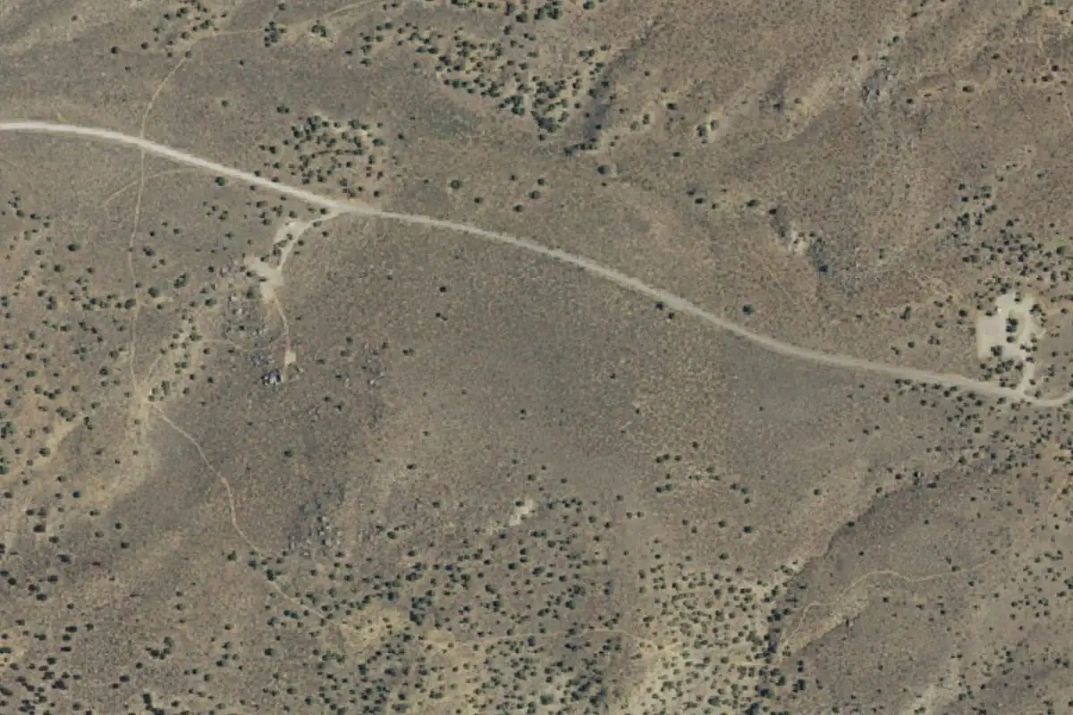 Aerial photo of the Diamondback OHV Trailhead area