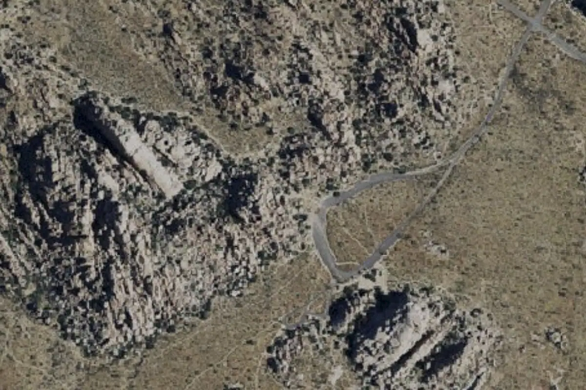 Aerial photo of the Entrance Boulder & Vicinity area
