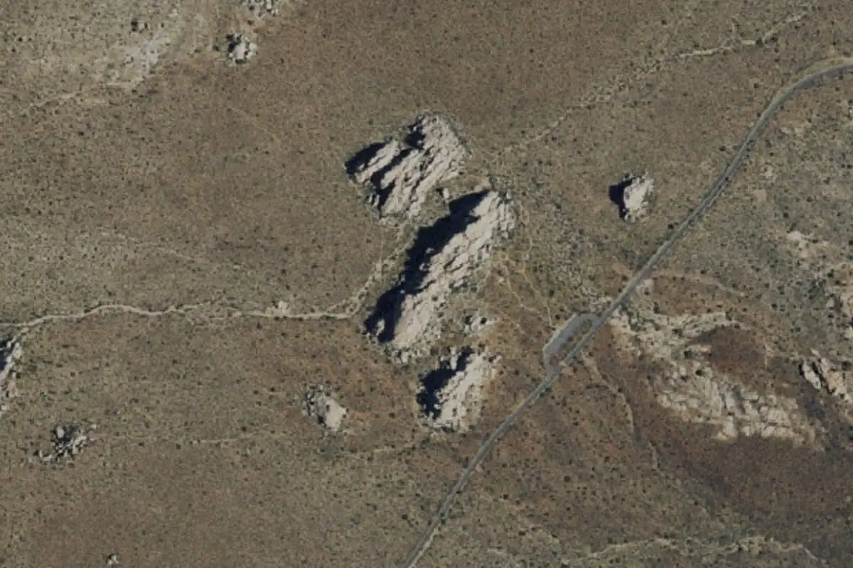 Foto aérea de la zona de Hall of Horrors