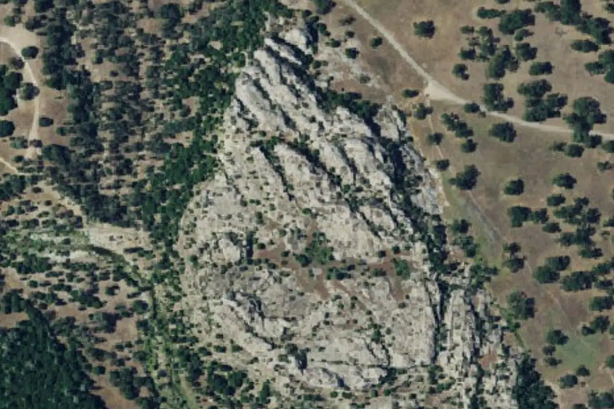 Foto aérea de la zona de Holy Wall