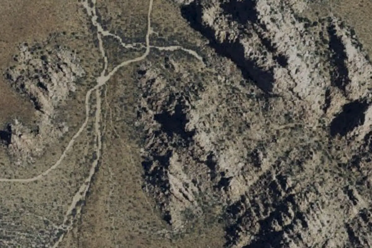 Foto aérea de la zona de Imaginary Voyage Formation