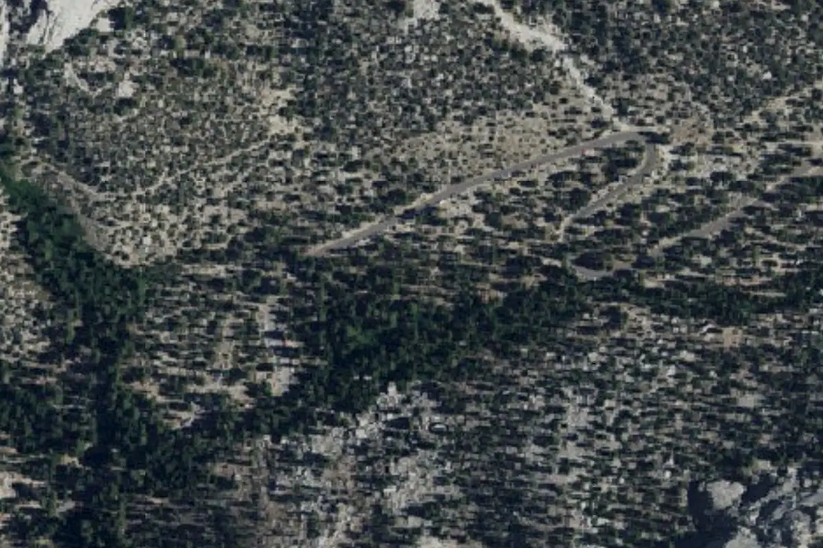 Foto aérea de la zona de Killer Pillar