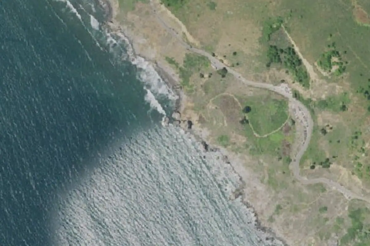 Foto aérea de la zona de Main Rock