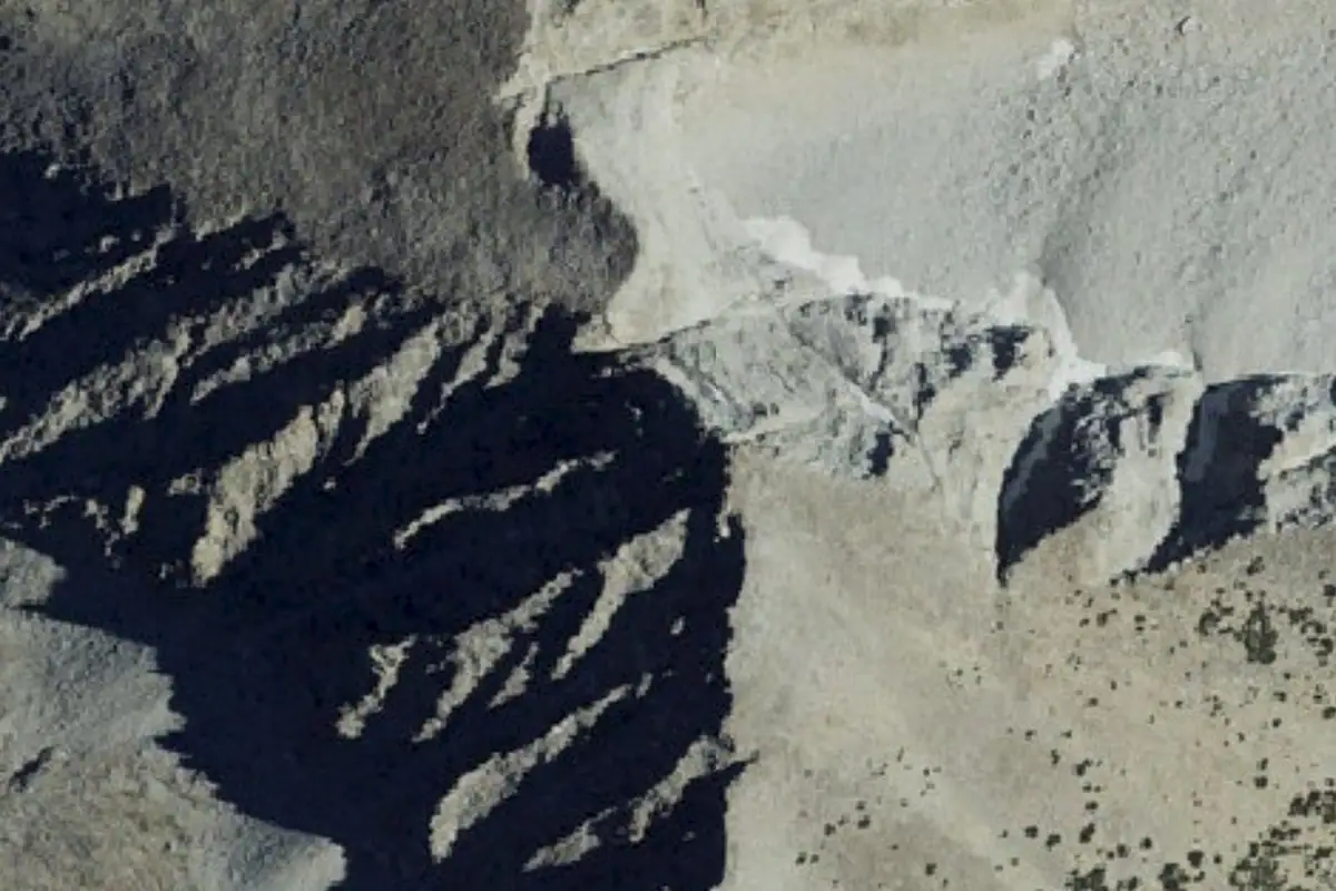 Foto aérea de la zona de Mt. Francis Farquhar