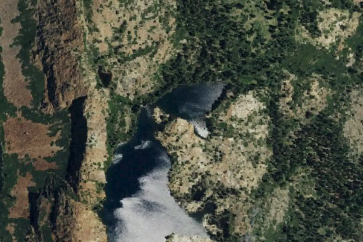 Aerial photo of the Penner Lake area