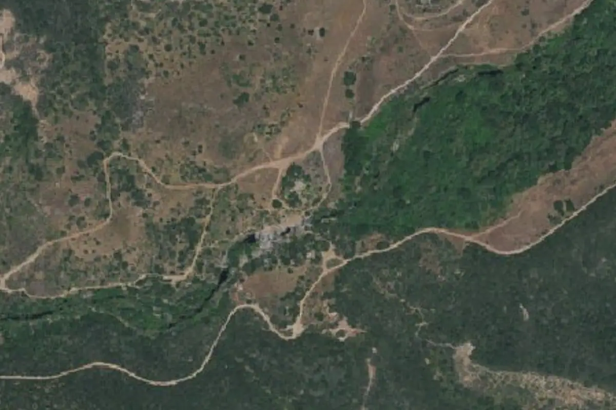 Foto aérea de la zona de Rancho Penasquitos Canyon