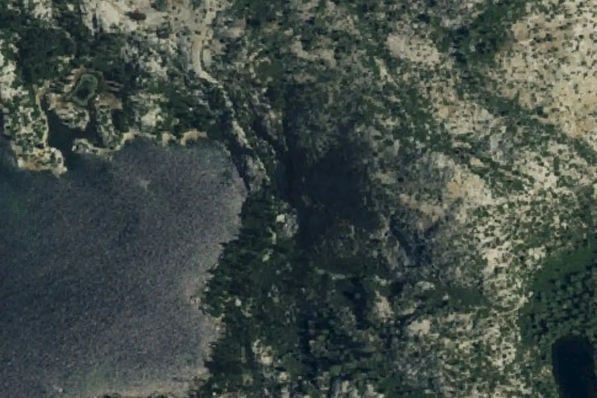 Aerial photo of the Rubicon Dome area