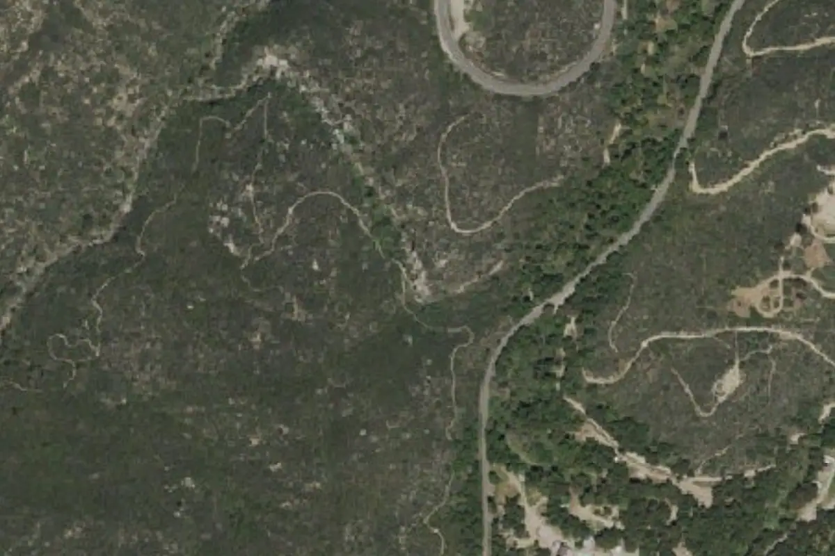Aerial photo of the San Juan Canyon area