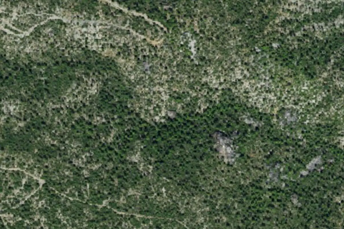 Foto aérea de la zona de Snag Crag