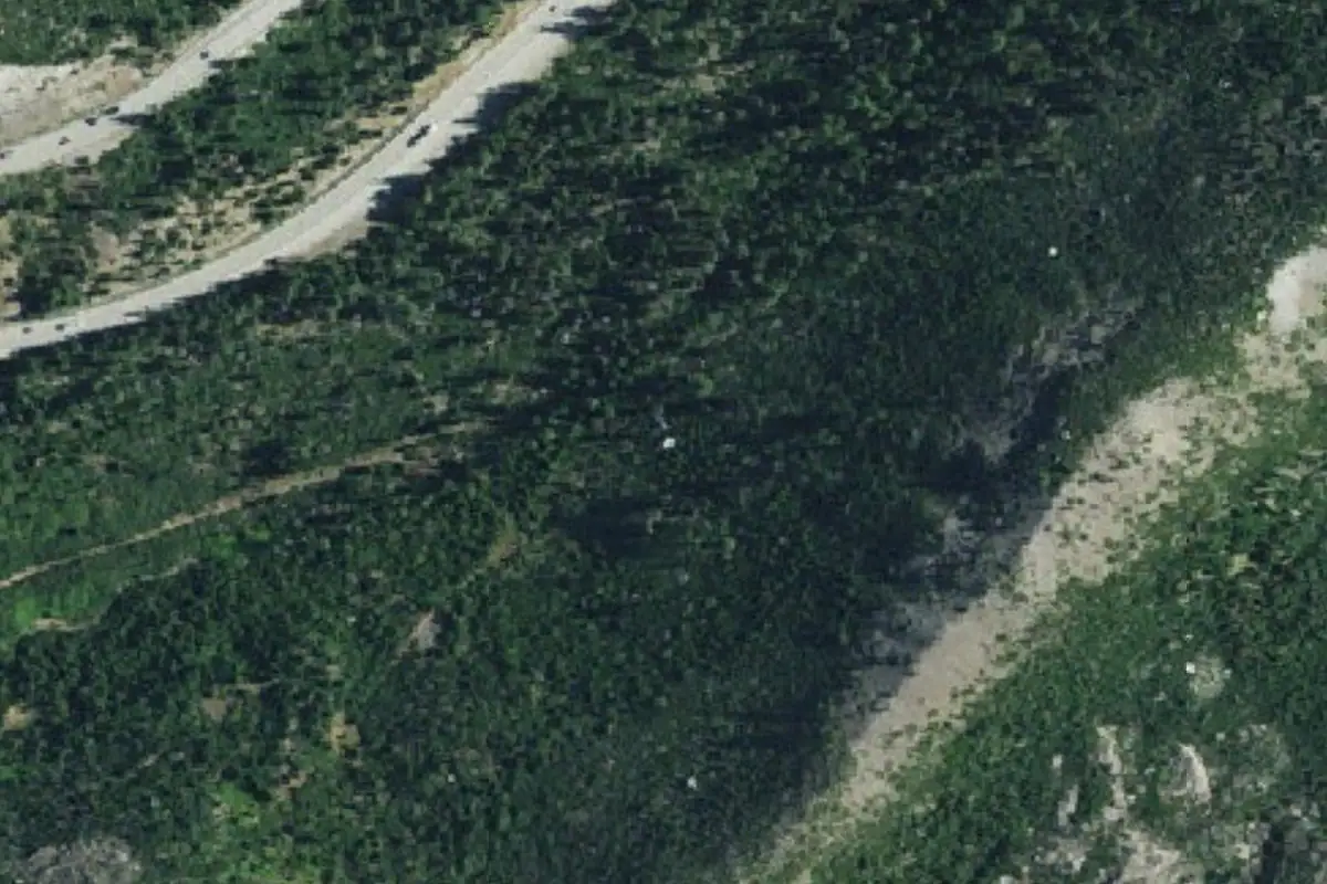 Aerial photo of the The Firestones area