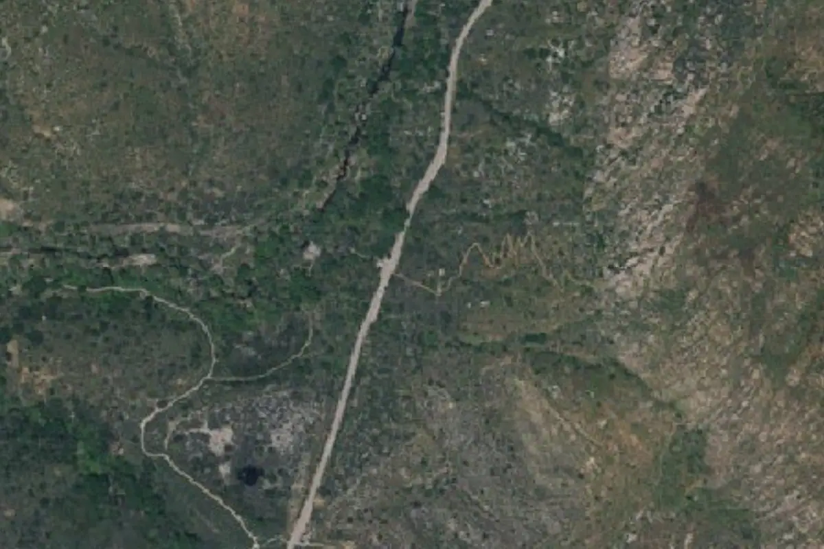 Foto aérea de la zona de The Grinding Stones Circuit