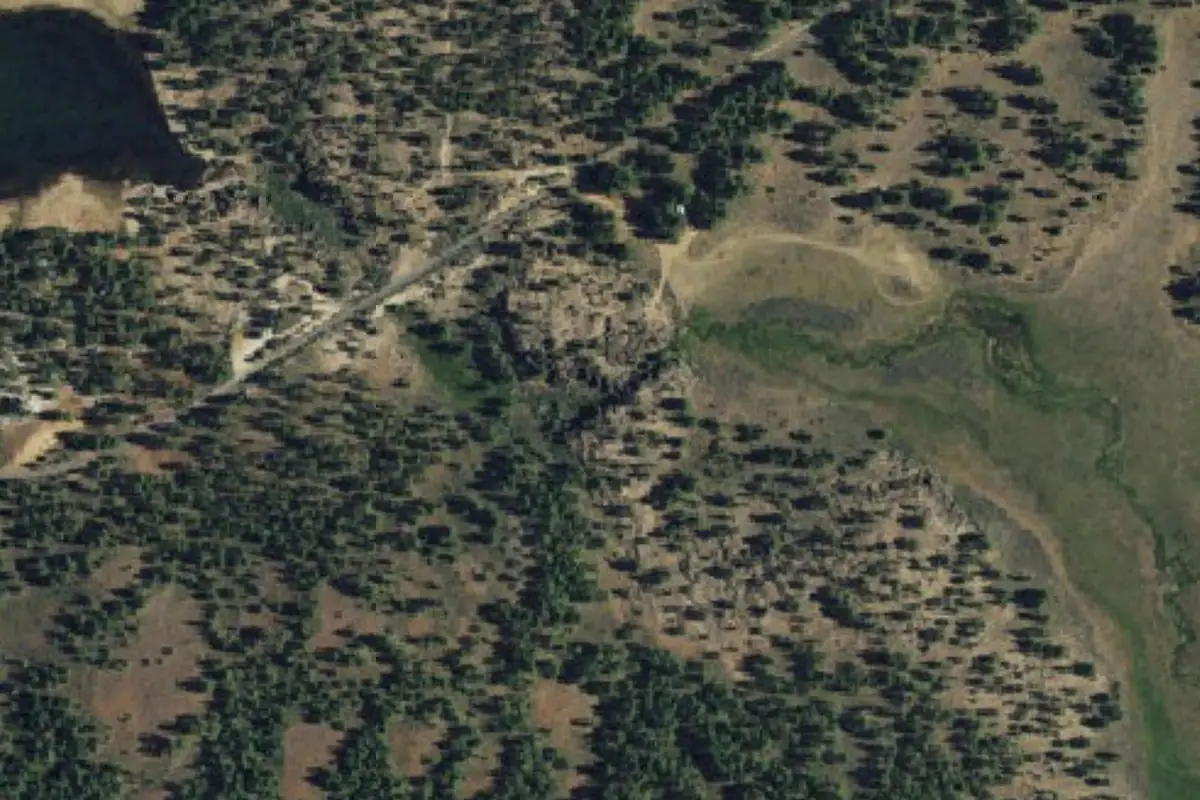 Foto aérea de la zona de The Grotto