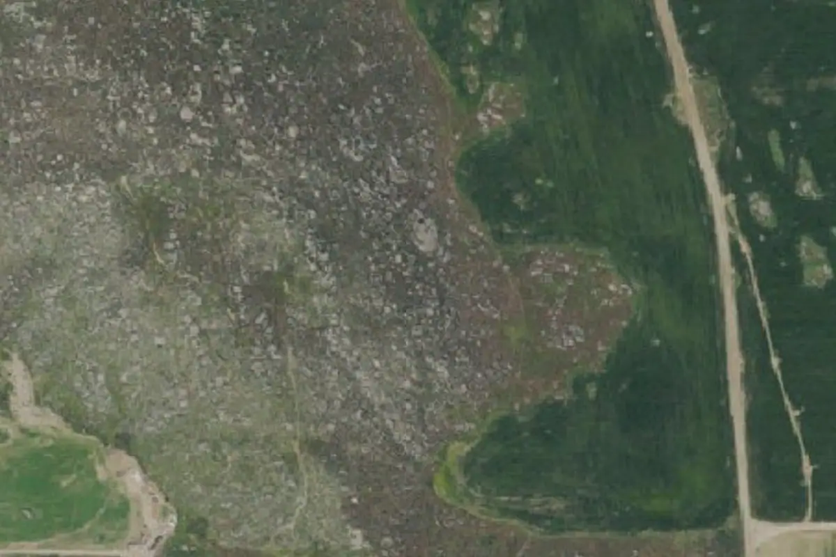 Aerial photo of the The Misfits area