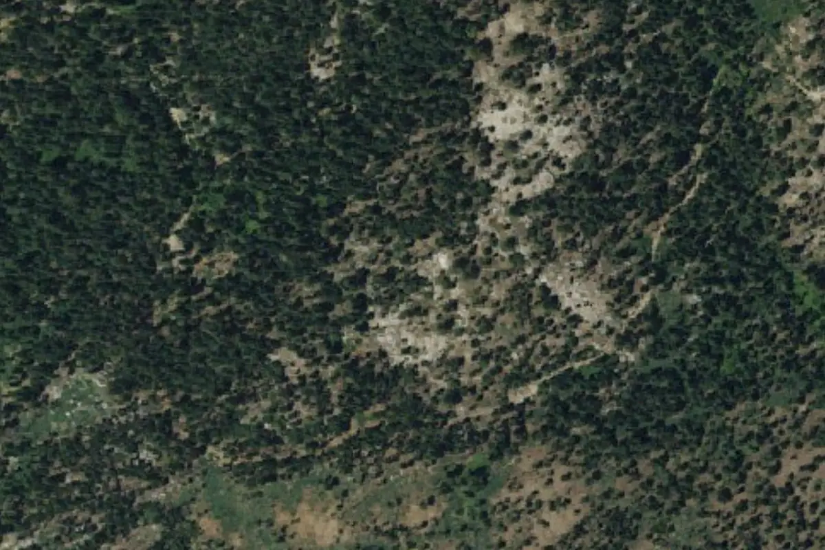 Foto aérea de la zona de The Mystics