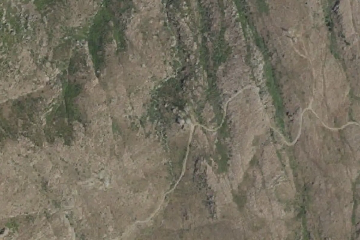 Aerial photo of the The Outcast area