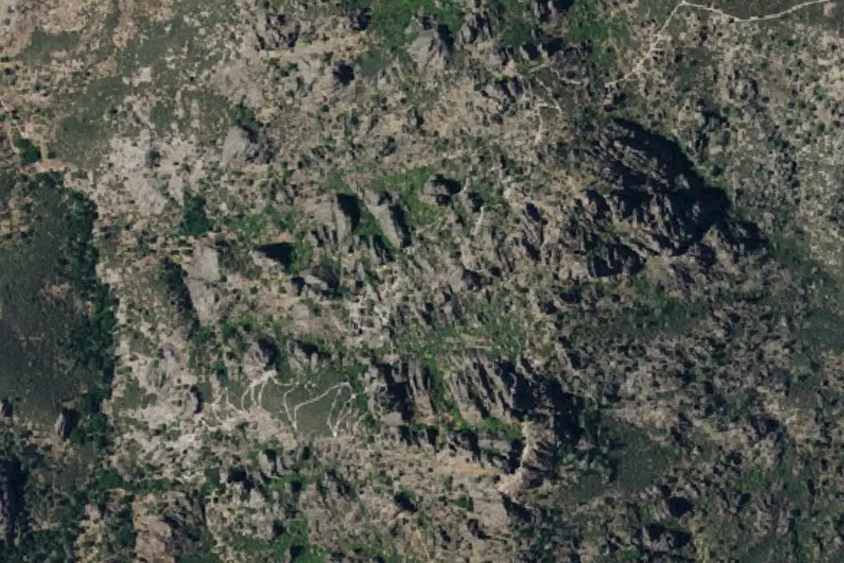 Foto aérea de la zona de Tunnel Trail