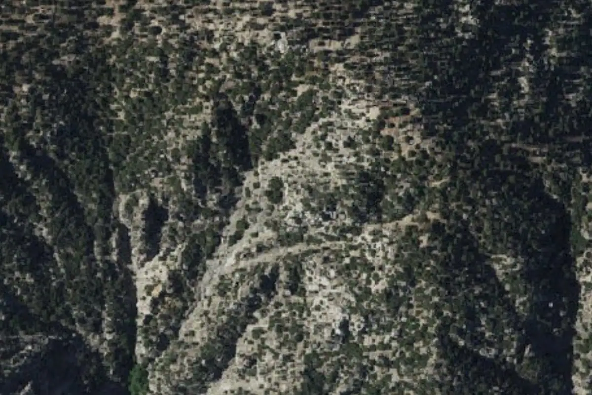 Aerial photo of the Twin Peaks area