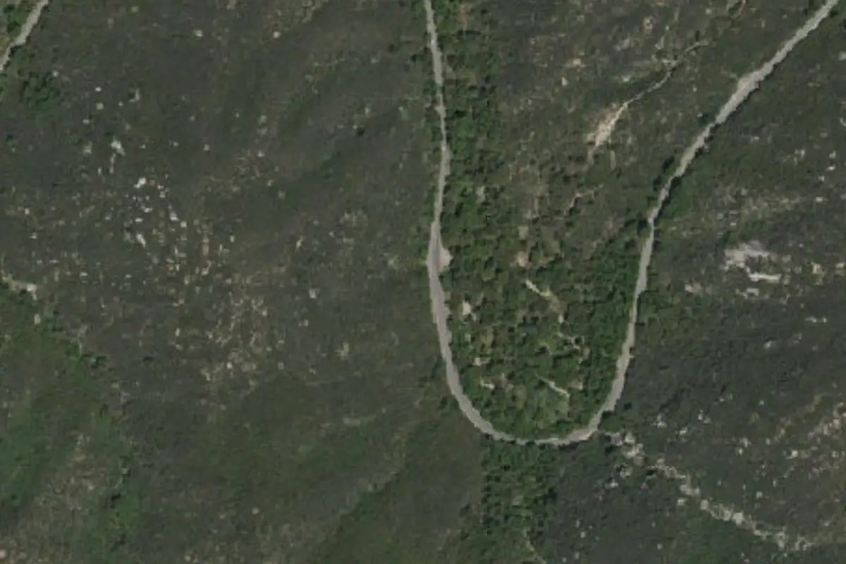 Foto aérea de la zona de Upper San Juan Boulders