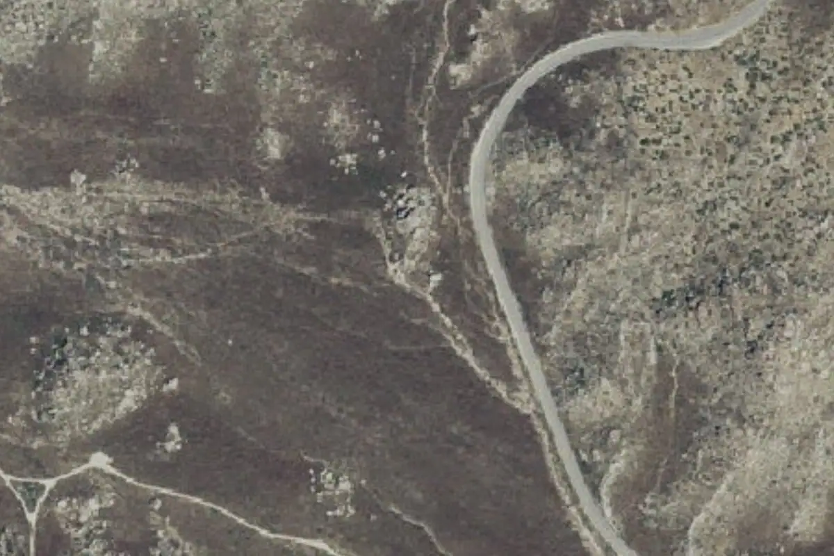 Aerial photo of the Windy Boulders South area