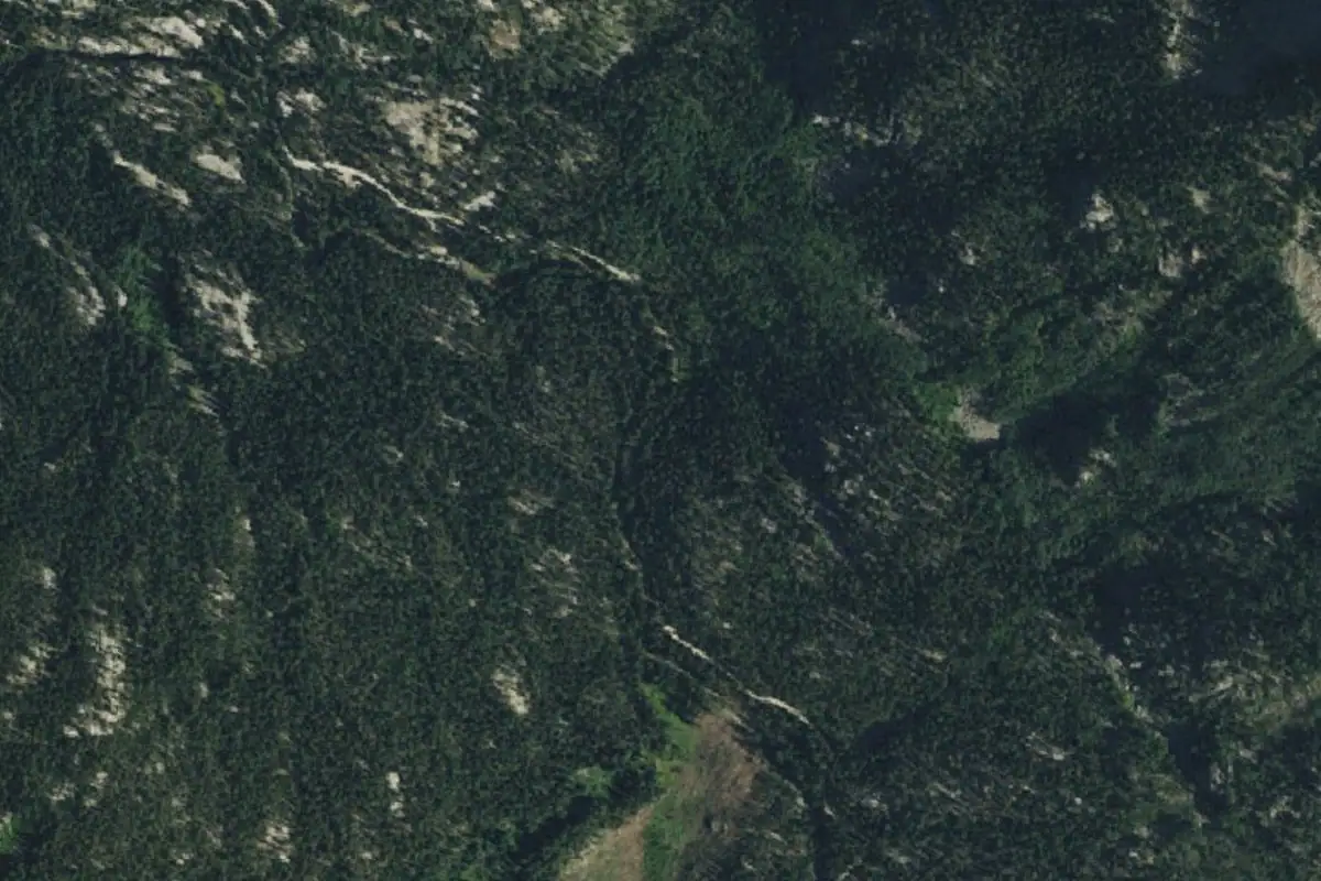 Aerial photo of the Campsite 5 Area area