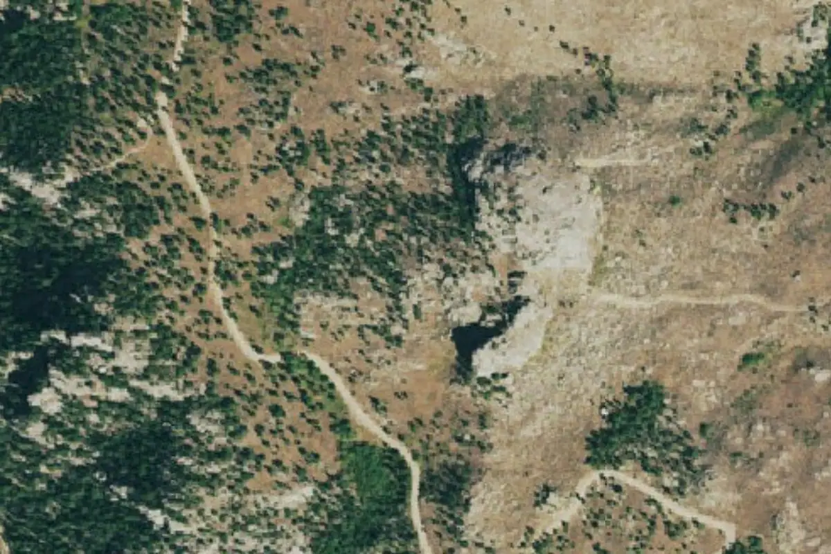 Foto aérea de la zona de Cat Lawyer Boulder