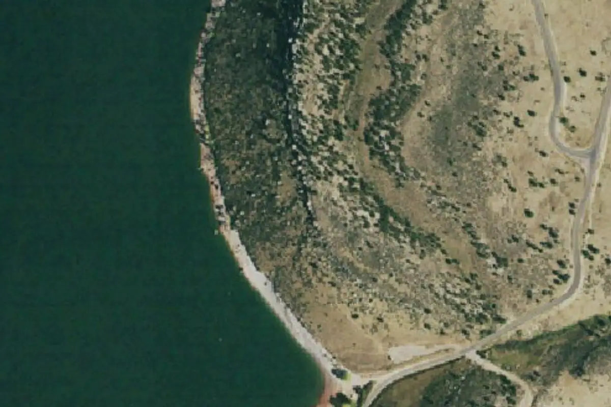 Aerial photo of the Chain Rock area