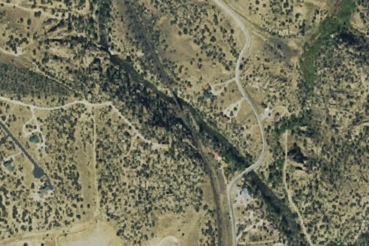 Foto aérea de la zona de Climbing Area 58