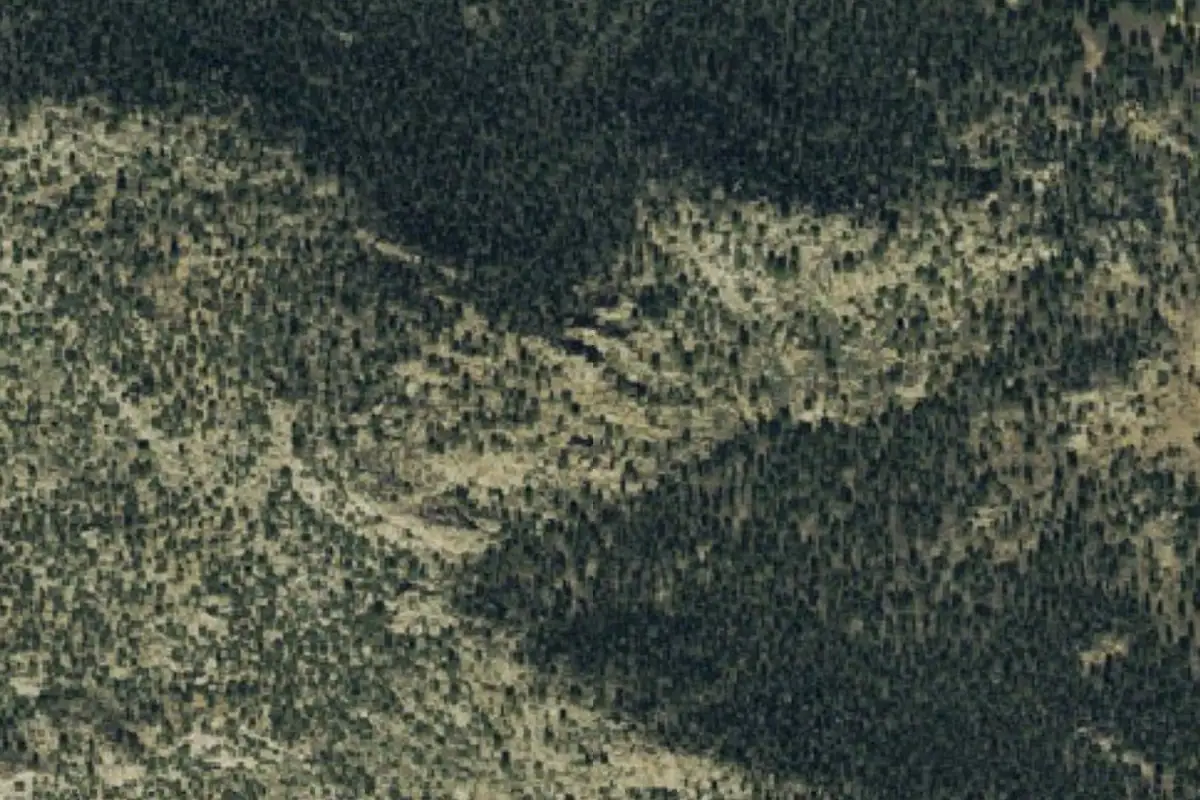 Foto aérea de la zona de Day Dream Crag