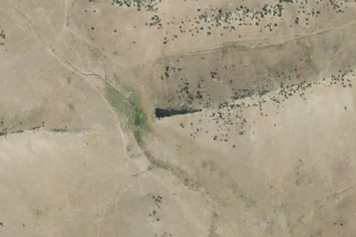 Foto aérea de la zona de English Valley