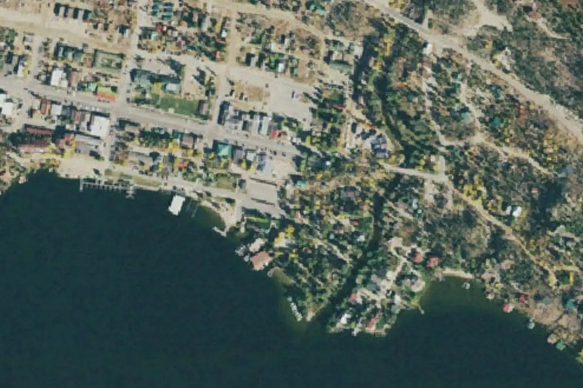 Aerial photo of the Grand Lake area
