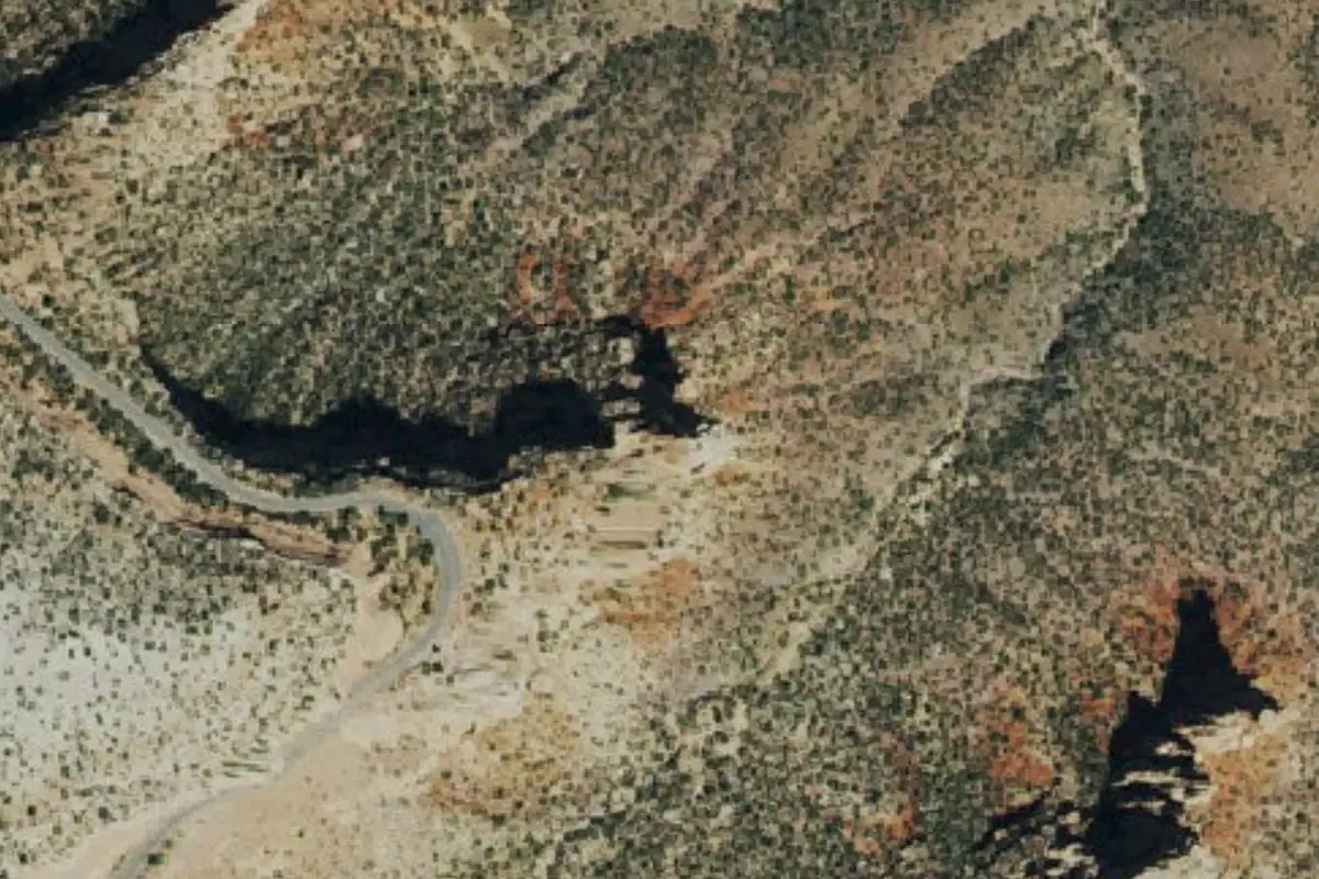 Foto aérea de la zona de Grand View Spire